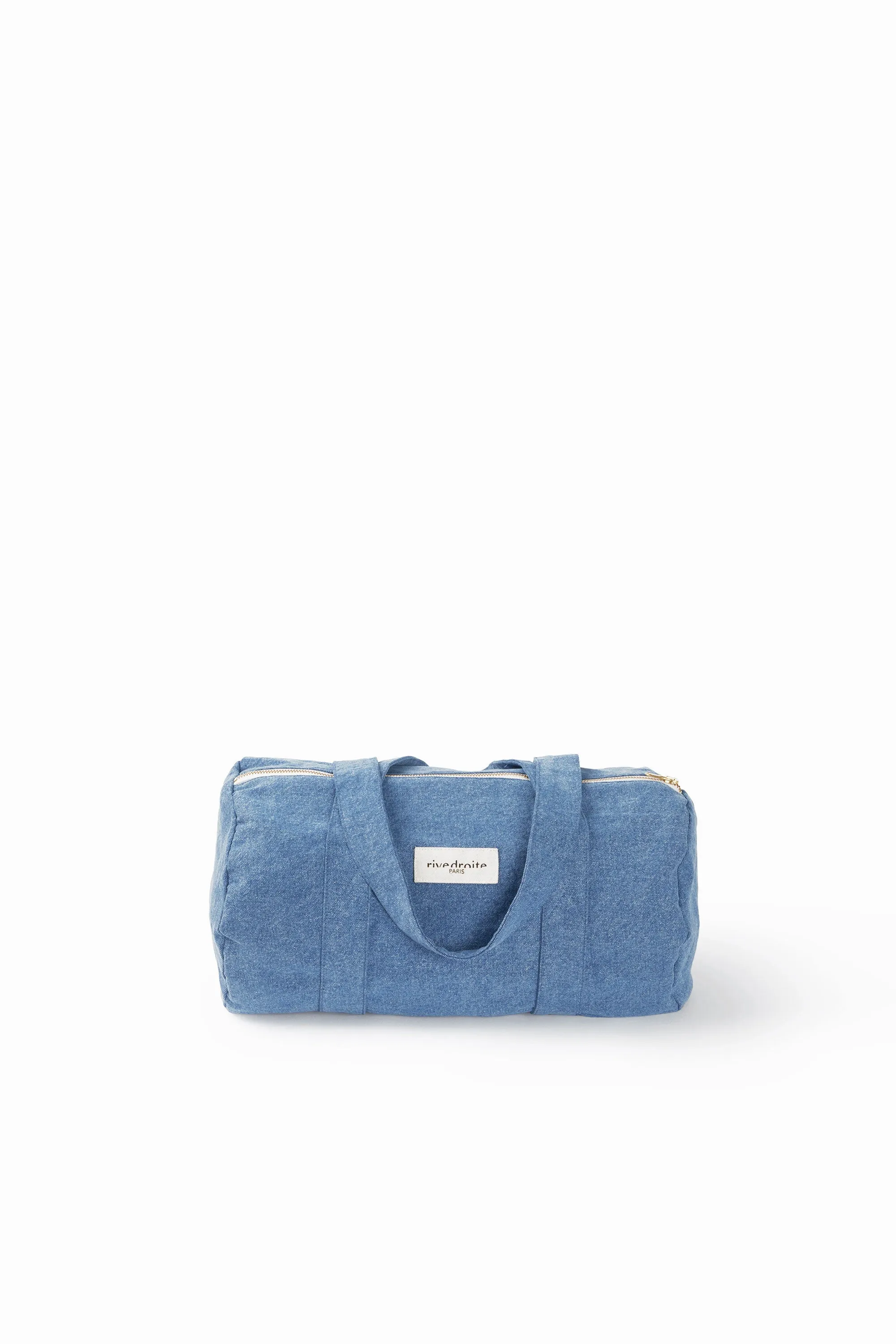 Ballu the small duffel bag - Upcycled stonewashed denim