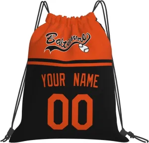 Baltimore Bags Drawstring Bags Custom Any Name and Number Backpack for Men Gifts