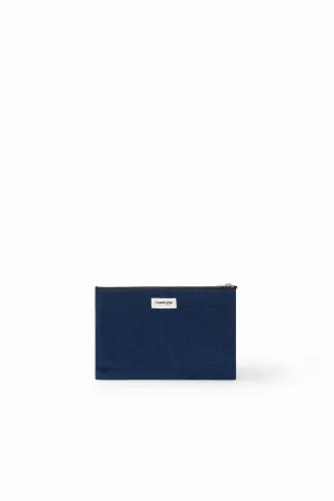 Barbette, the medium sized pouch - Upcycled Raw Denim