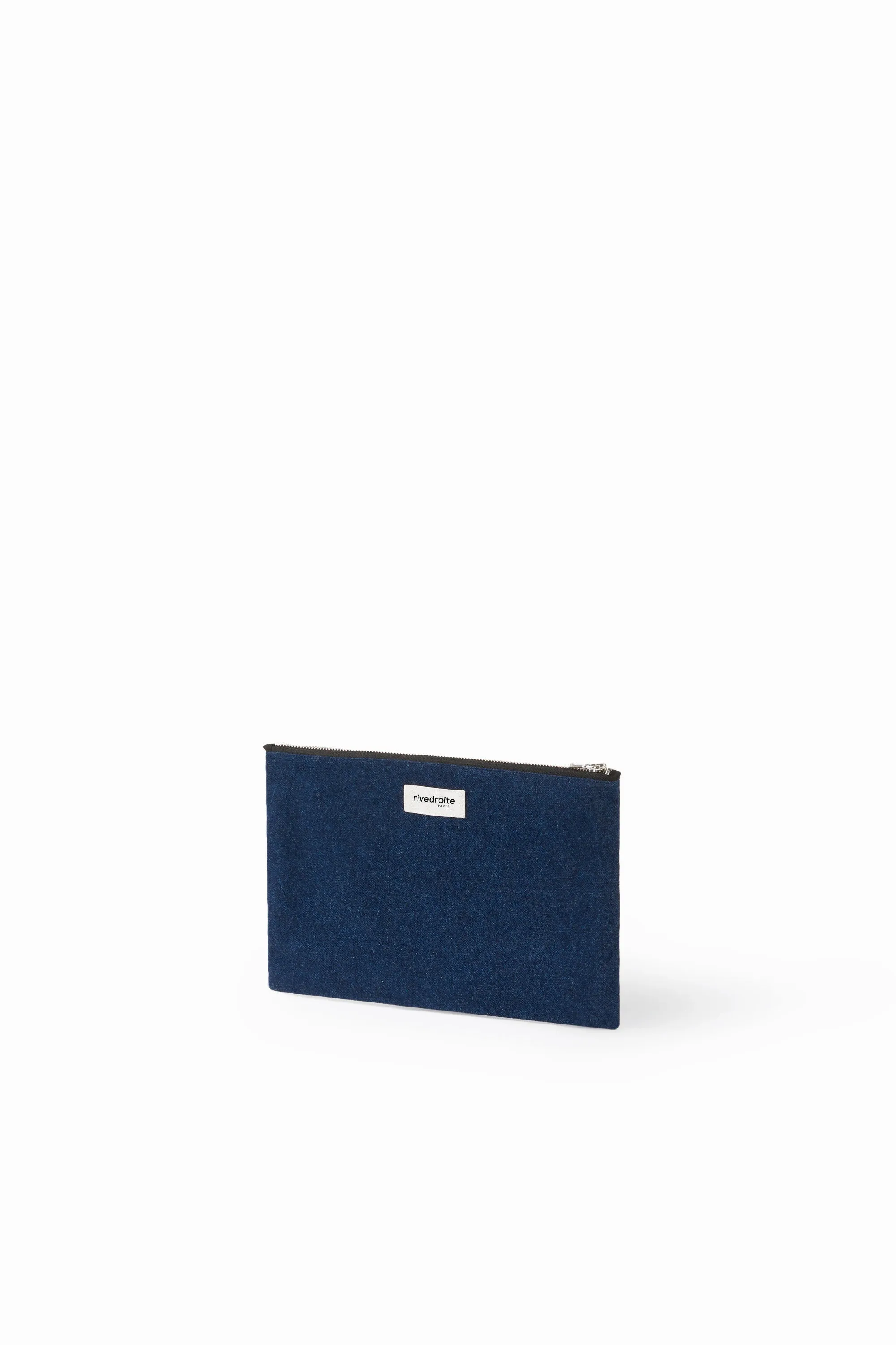 Barbette, the medium sized pouch - Upcycled Raw Denim