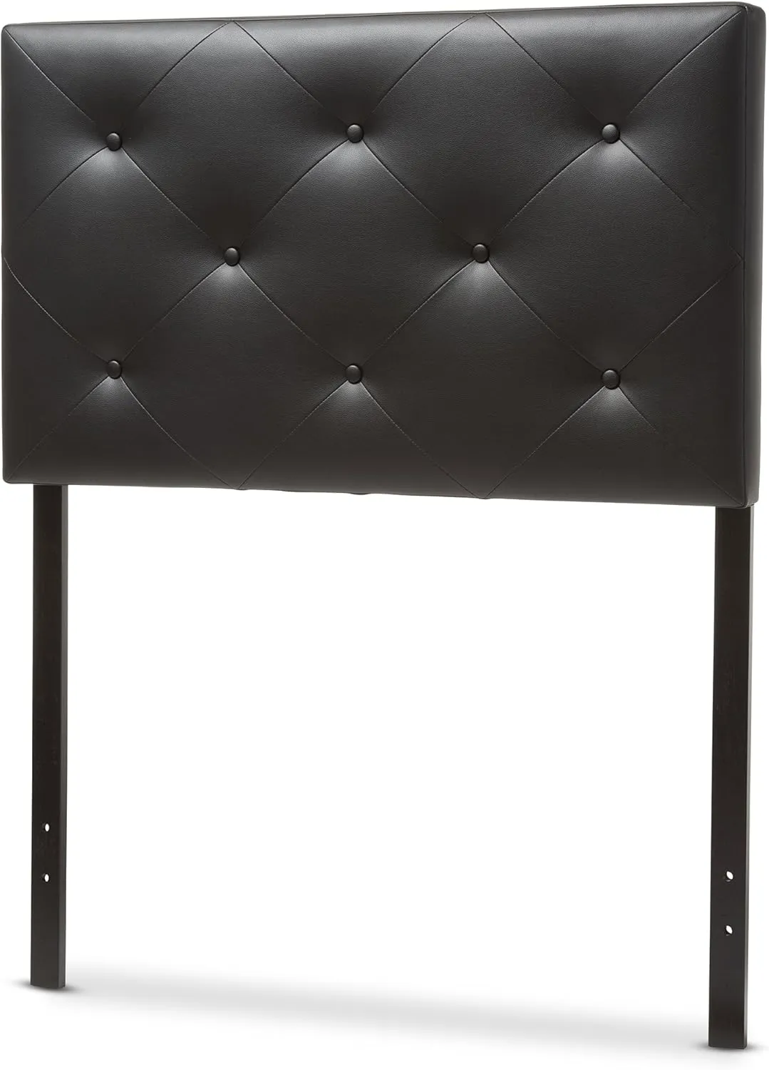 Baxton Studio Benoit Headboard, Twin, Black
