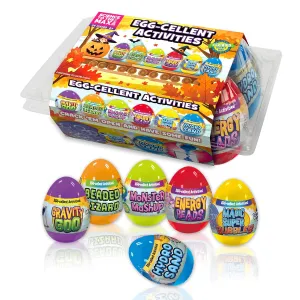 Be Amazing! Egg-cellent Halloween Activities - 6-Pack of Spooky Science Experiments for Kids 8  | Egg-Shaped STEM Activity Kit for Boys and Girls
