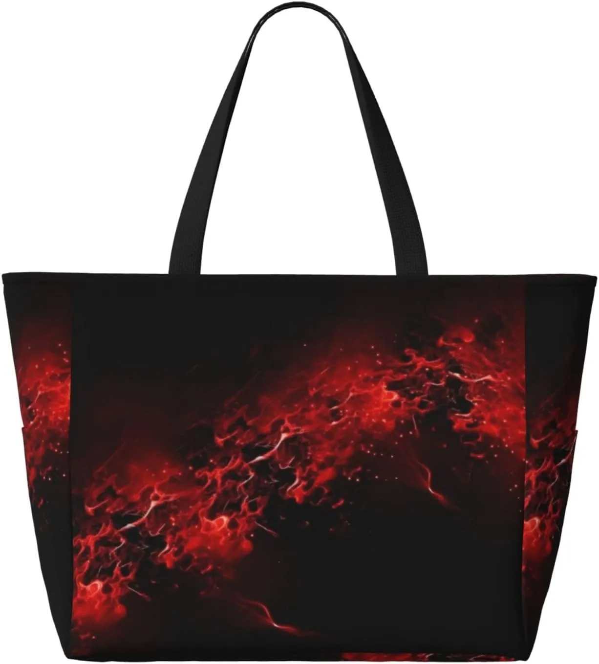 Beach Bag For Women, Large Capacity Beach Tote Pool Bags Waterproof With Zipper, For Travel Vacation Gym
