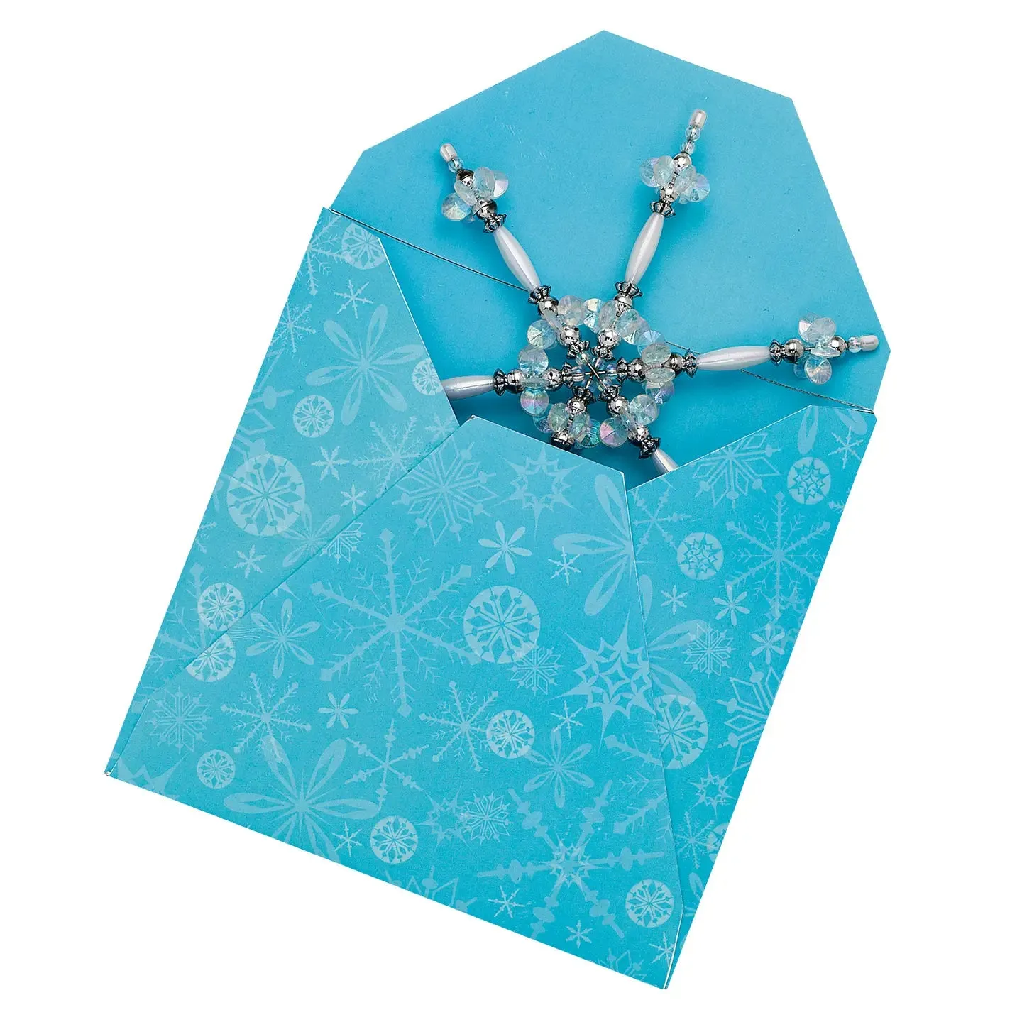 Beaded Snowflake Ornaments