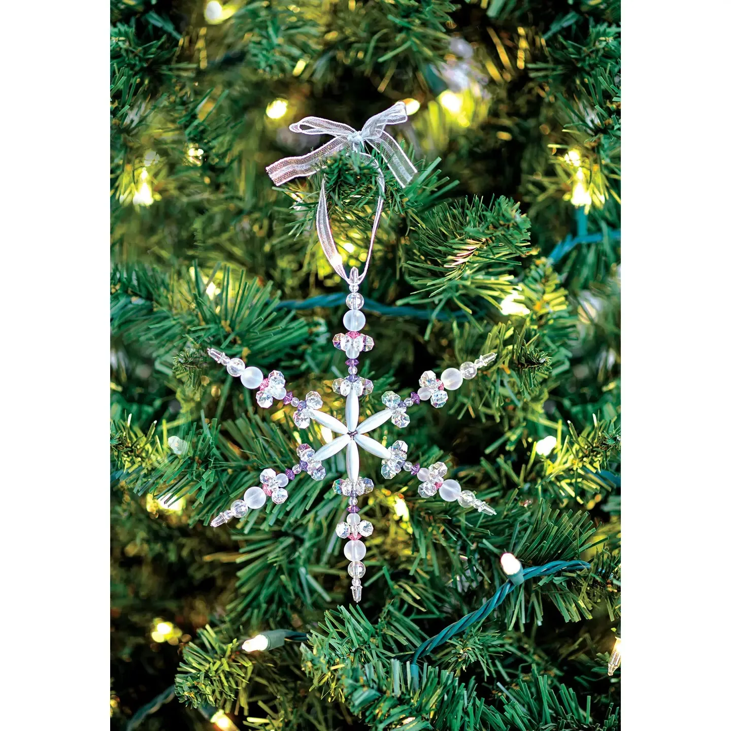Beaded Snowflake Ornaments