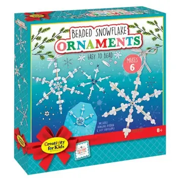 Beaded Snowflake Ornaments