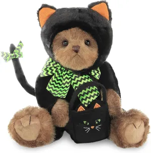 Bearington Midnight Magic Halloween Plush, 12 Inch Stuffed Animals Halloween Teddy Bear