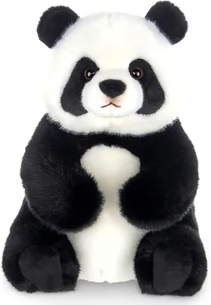 Bearington Tux Plush Panda Bear Stuffed Animal, 11 Inch