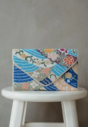 Beautiful Batik Beaded Handbag (Preorder)