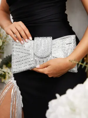 Belle Luxury, Glamorous,Elegant,Women Clutch Bag, Women Evening Bag,For Girls, Ladies, Women,College Students,For Brides,Bridesmaid, Wedding Guests, Honeymoon,For Party, Prom, Wedding,Club, Date, Evening,Date Night