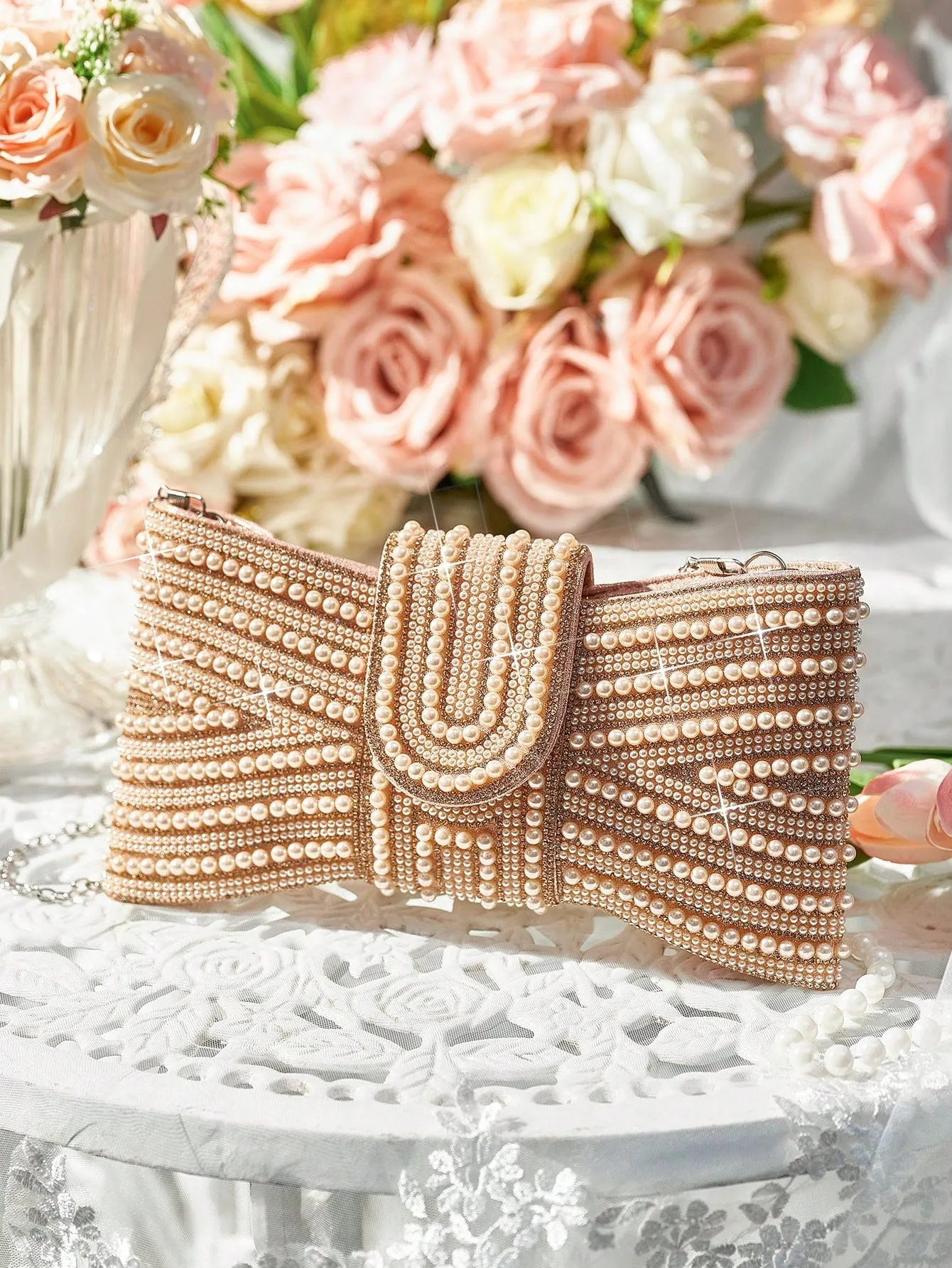 Belle Luxury, Glamorous,Elegant,Women Clutch Bag, Women Evening Bag,For Girls, Ladies, Women,College Students,For Brides,Bridesmaid, Wedding Guests, Honeymoon,For Party, Prom, Wedding,Club, Date, Evening,Date Night