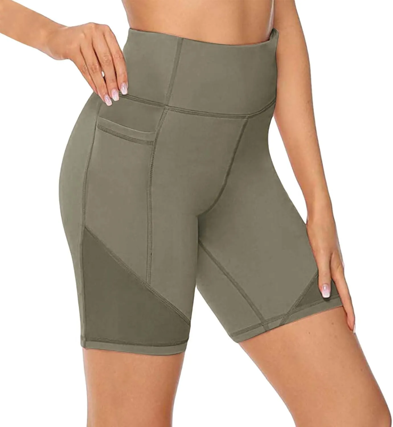 Biker Shorts Women Women's Sports Skinny Hip Quarter Pants High Waisted Yoga Fitness Pants High Waisted Butt