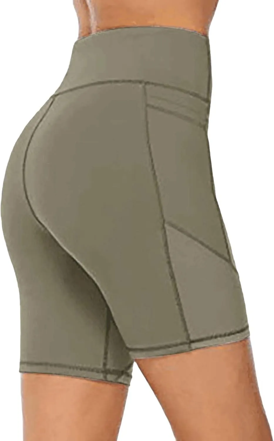 Biker Shorts Women Women's Sports Skinny Hip Quarter Pants High Waisted Yoga Fitness Pants High Waisted Butt