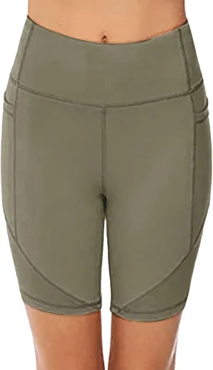 Biker Shorts Women Women's Sports Skinny Hip Quarter Pants High Waisted Yoga Fitness Pants High Waisted Butt