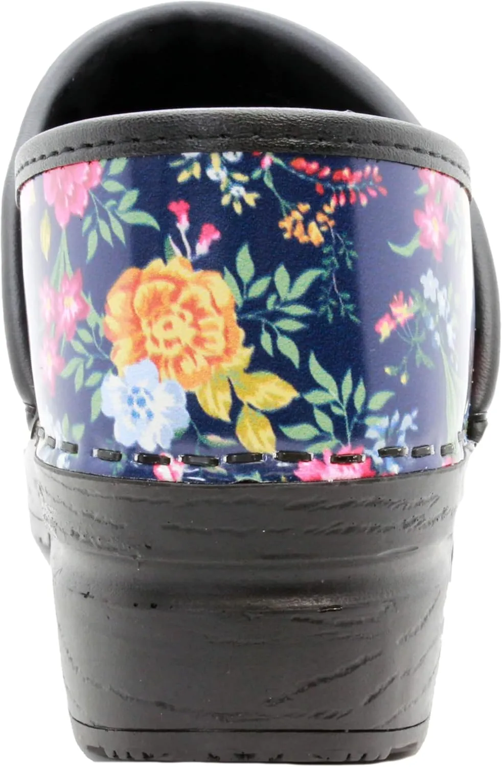 BJORK Swedish Comfort Women's Professional Printed Leather Clogs