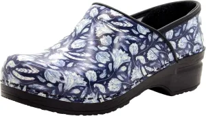 BJORK Swedish Comfort Women's Professional Printed Leather Clogs