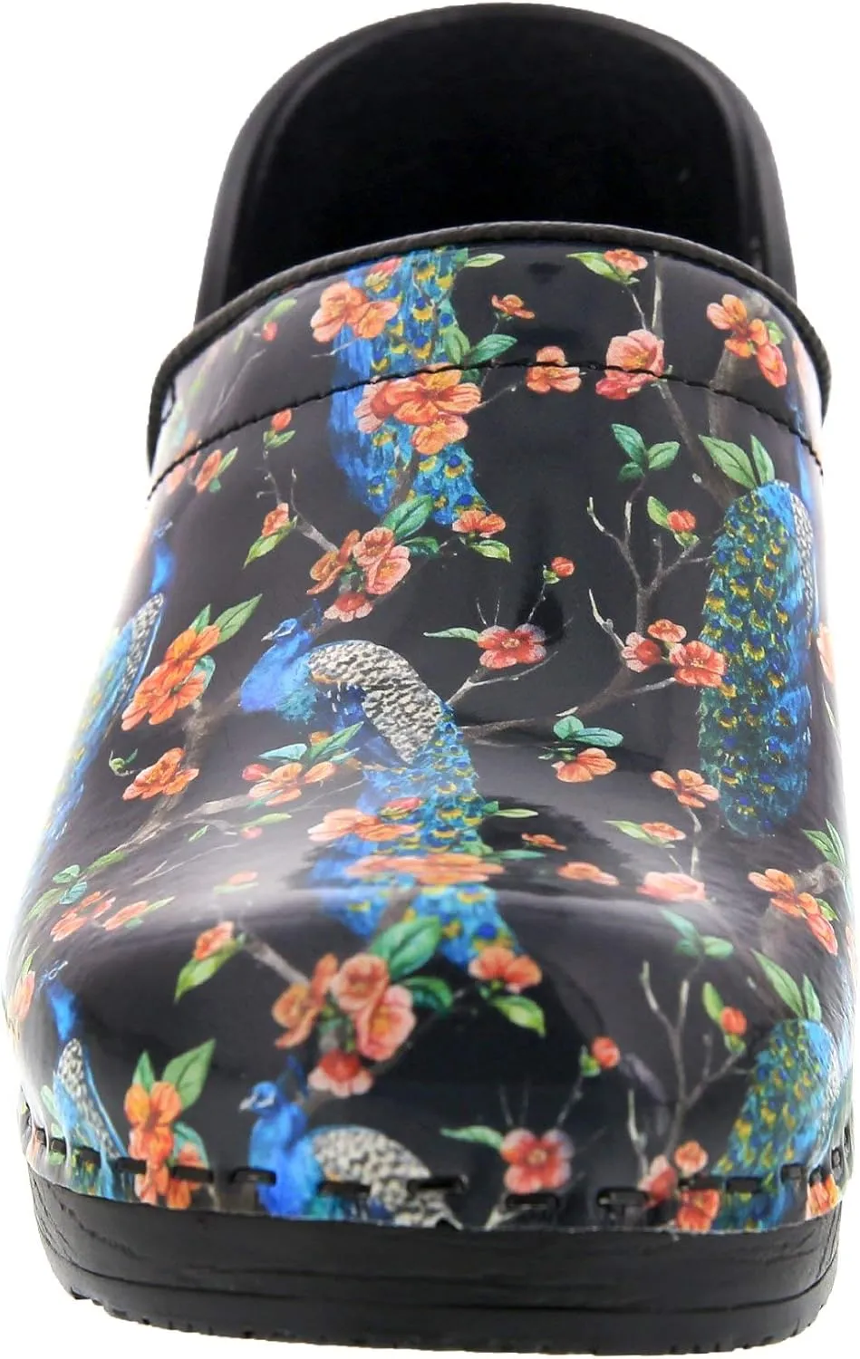 BJORK Swedish Comfort Women's Professional Printed Leather Clogs
