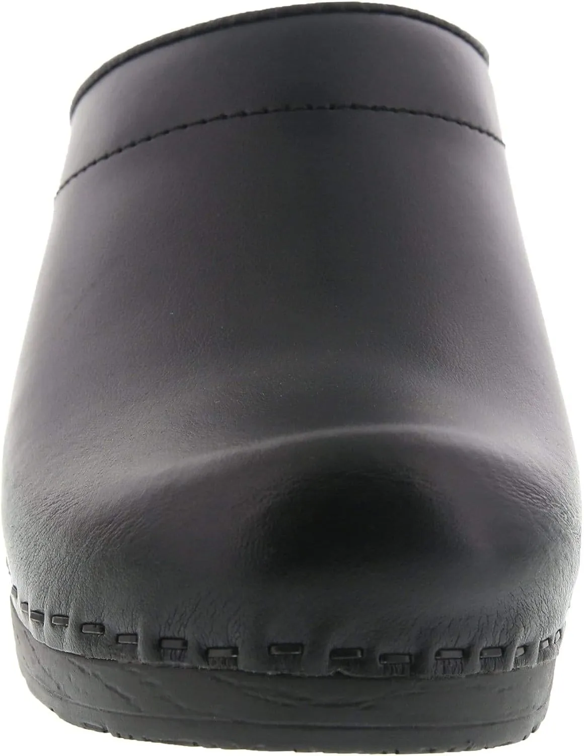 Bjork Women's PU Open Back Leather Clogs