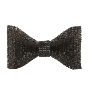 Black Beaded Bowtie