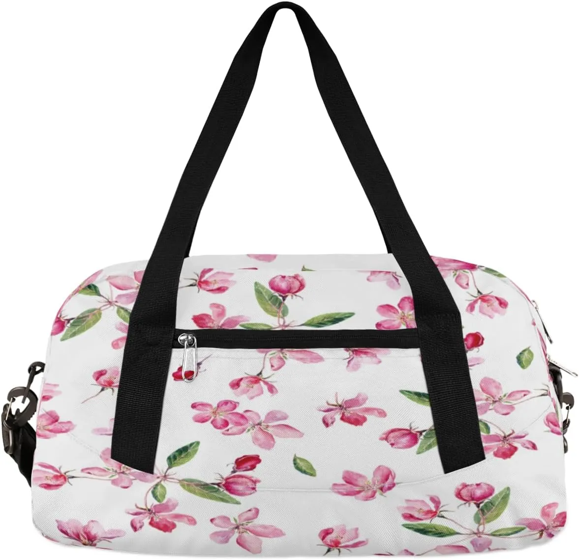 Blossom Watercolor Pattern Gym Bag, Duffle Bag, Weekender Bag, Duffel Bag, Overnight Bag, Travel Duffel Bag, Dance Bag, Tote Bag, Beach Bag, Pool Bag, Gym Duffle Bag, Carry on Bag
