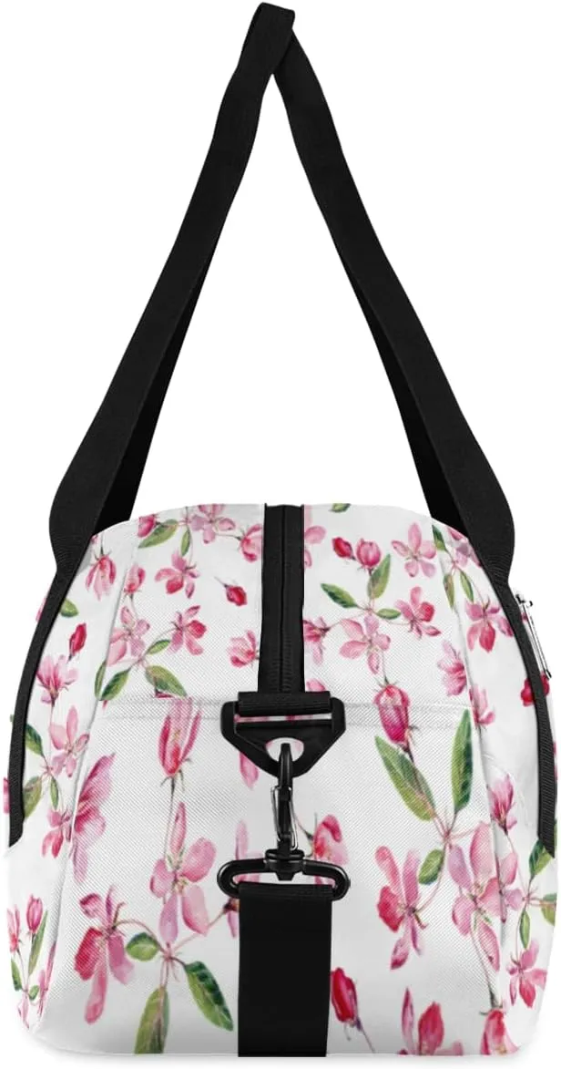Blossom Watercolor Pattern Gym Bag, Duffle Bag, Weekender Bag, Duffel Bag, Overnight Bag, Travel Duffel Bag, Dance Bag, Tote Bag, Beach Bag, Pool Bag, Gym Duffle Bag, Carry on Bag