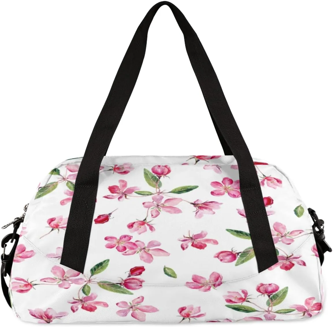 Blossom Watercolor Pattern Gym Bag, Duffle Bag, Weekender Bag, Duffel Bag, Overnight Bag, Travel Duffel Bag, Dance Bag, Tote Bag, Beach Bag, Pool Bag, Gym Duffle Bag, Carry on Bag