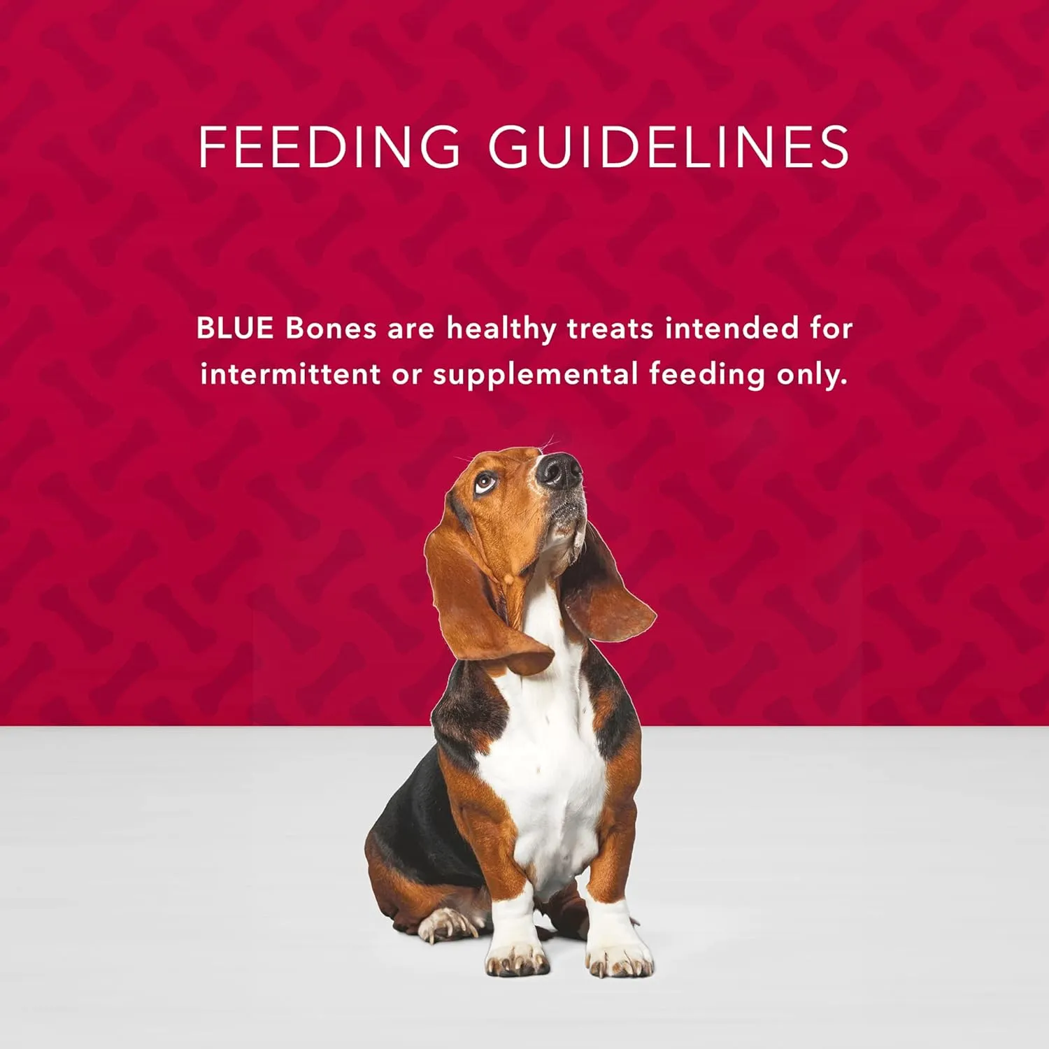 Blue Buffalo Bones Natural Crunchy Dog Treats Large Dog Biscuits Beef, 16oz. Bag, 4 Count