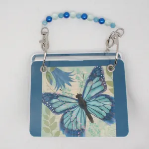 Blue Butterfly Floss Bag Book