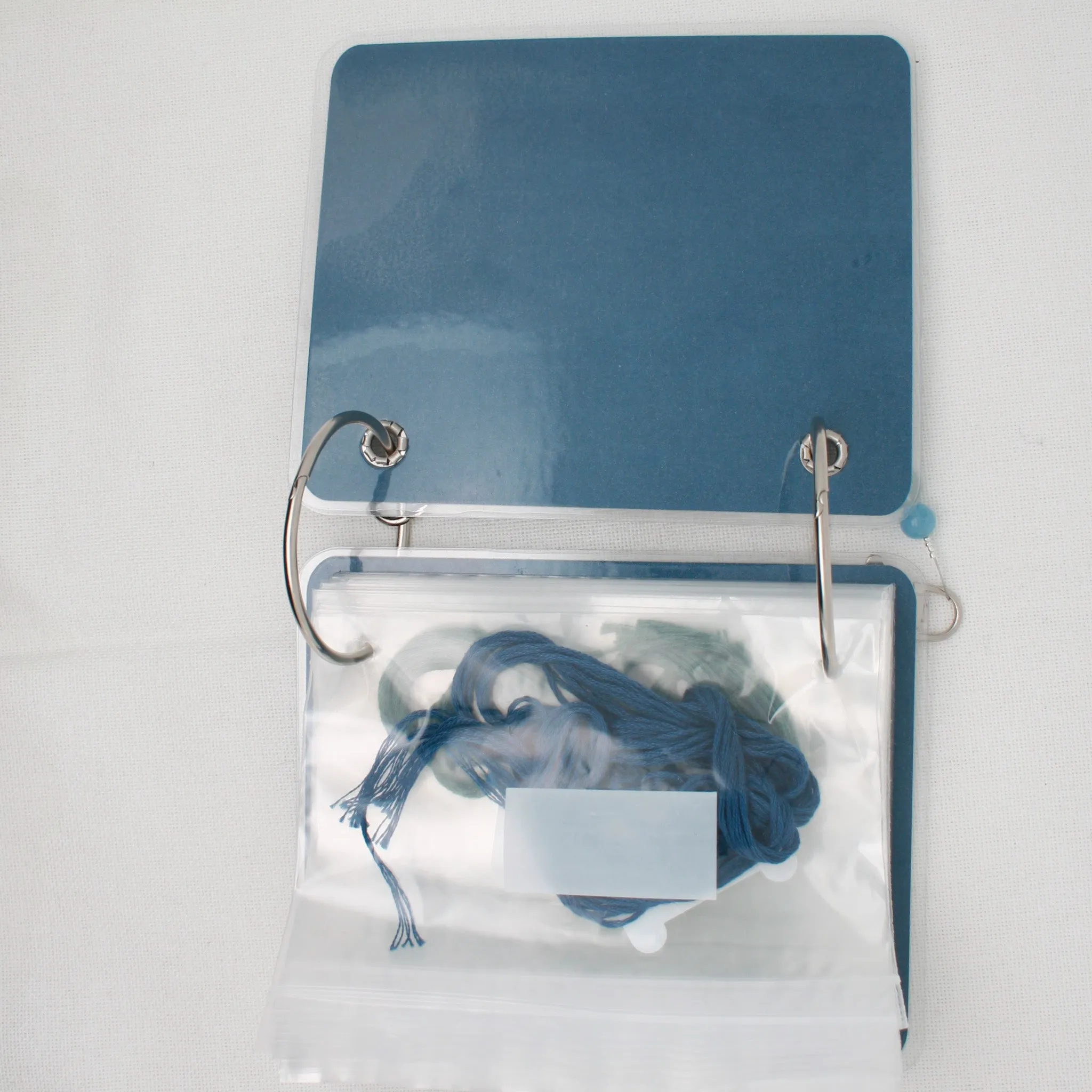 Blue Butterfly Floss Bag Book