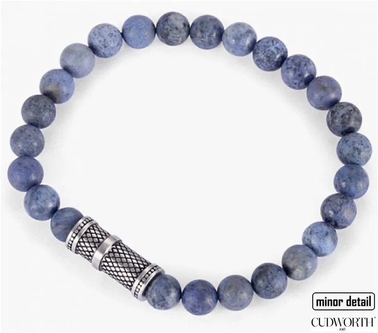 Blue Dumortierite Stone Beaded Bracelet