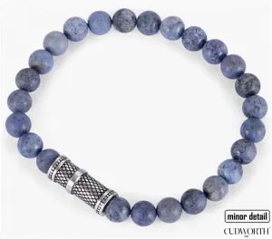 Blue Dumortierite Stone Beaded Bracelet