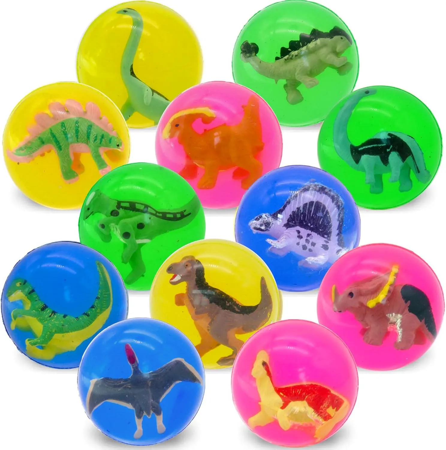 Bouncy Balls, 1.7inch High Bounce Balls for Kids, Party Favors and Goodie Bag Fillers for Kids, Super Bouncy Balls for Birthday Party