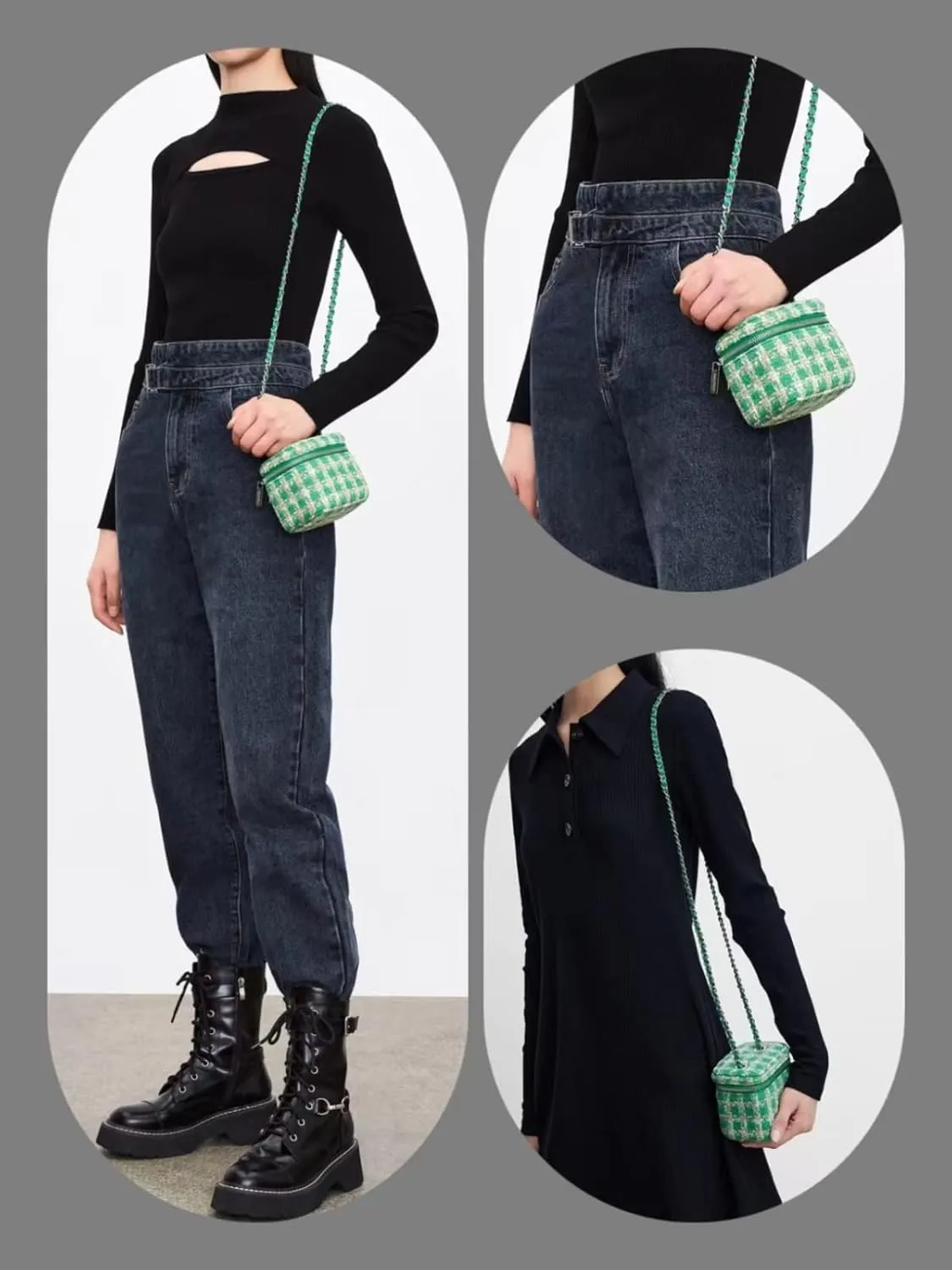 Box Bag Purse, Y2K Sourpuss Purse Cool Style Trendy Women Shoulder Crossbody Bags Fashion Girls Handbag