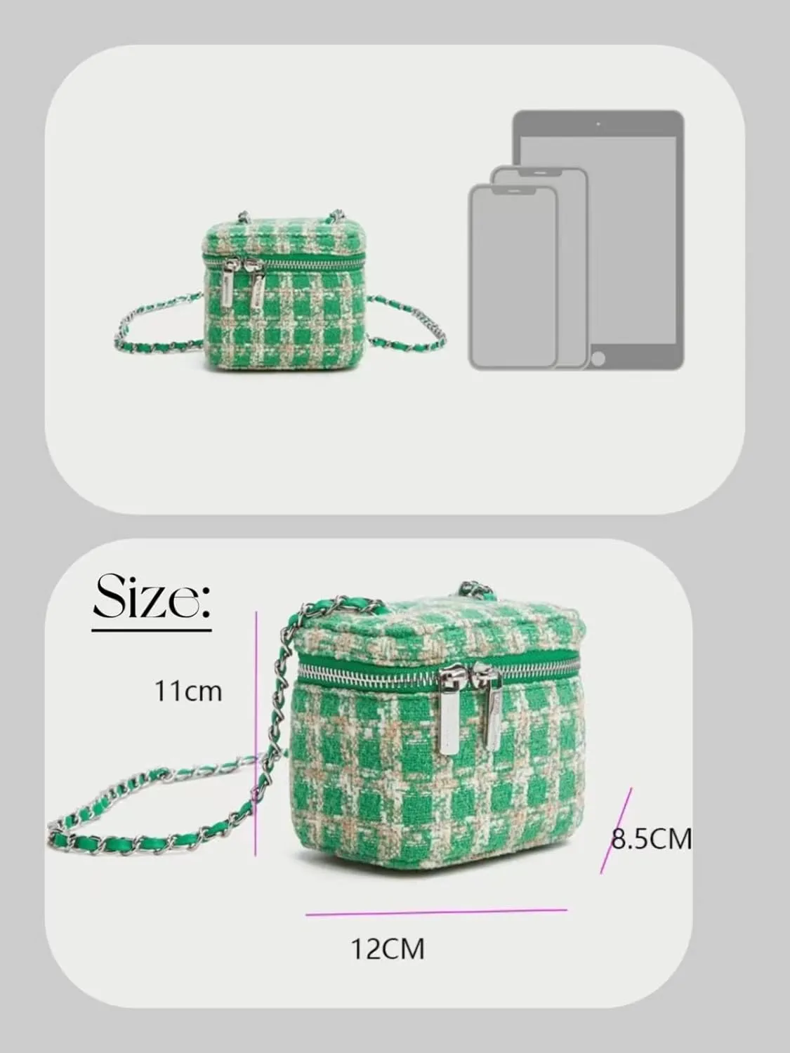 Box Bag Purse, Y2K Sourpuss Purse Cool Style Trendy Women Shoulder Crossbody Bags Fashion Girls Handbag