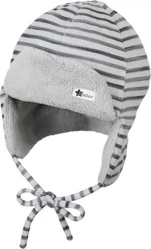 Boys' Striped Aviator Hat