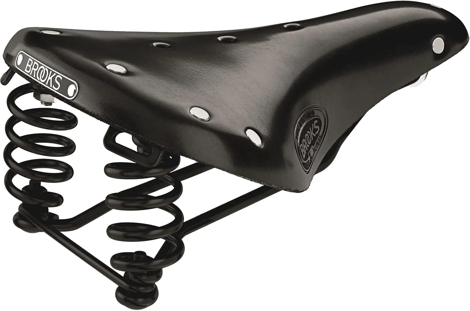 Brooks England Flyer Carved, Touring Leather Bike Saddle