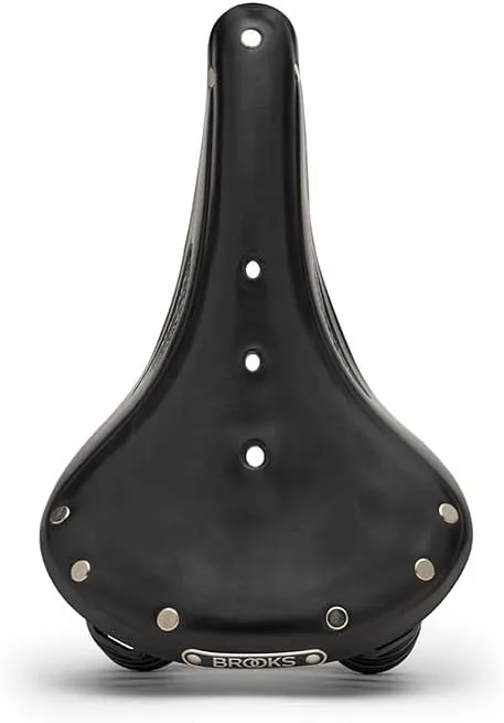 Brooks England Flyer, Touring Leather Bike Saddle with Suspension Springs
