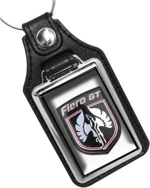 Brotherhood 1986 Compatible with Fiero GT Emblem Design Keychain Key Holder Key Ring