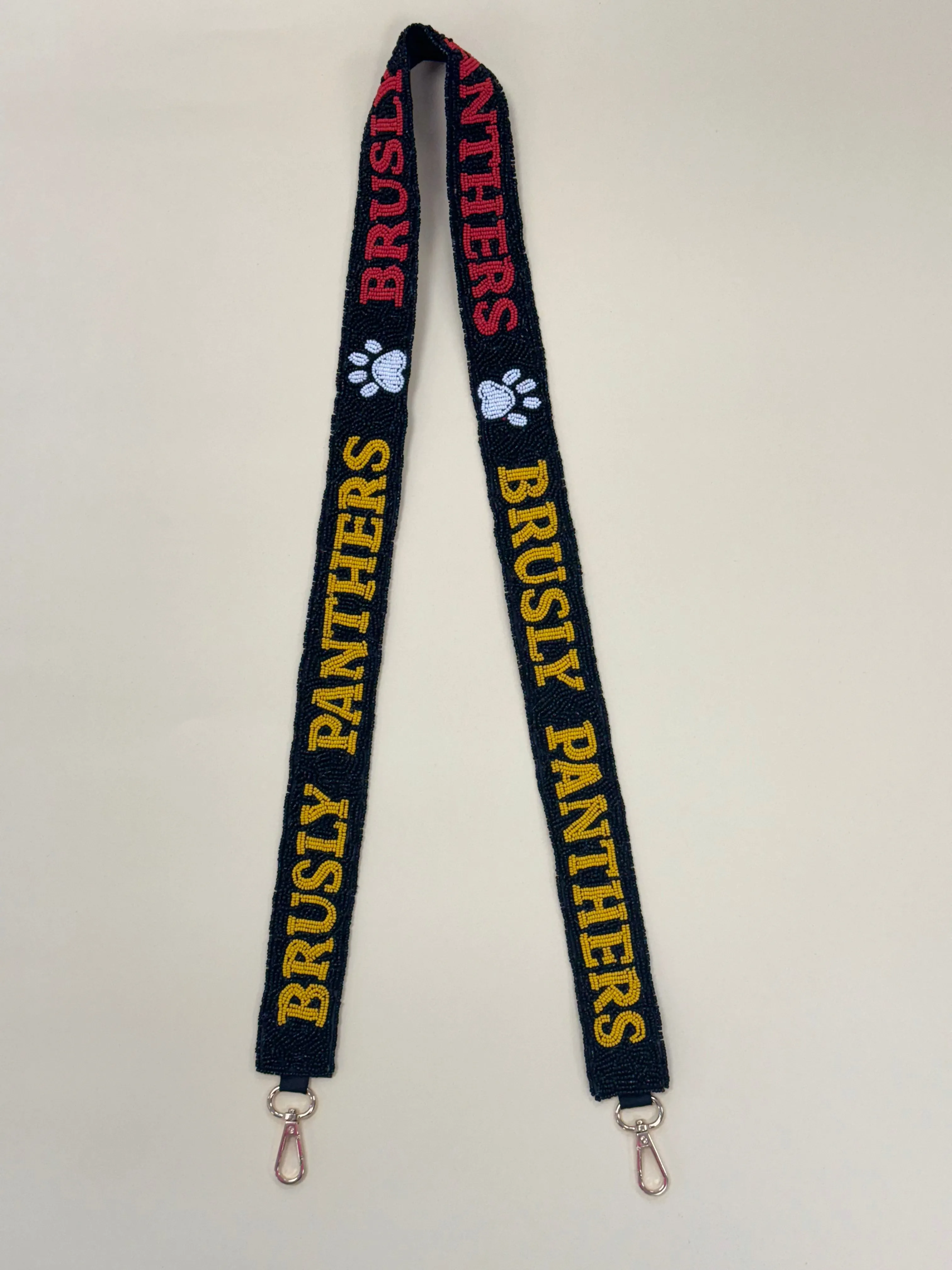 BRUSLY PANTHERS ALUM | Custom Beaded Purse Strap