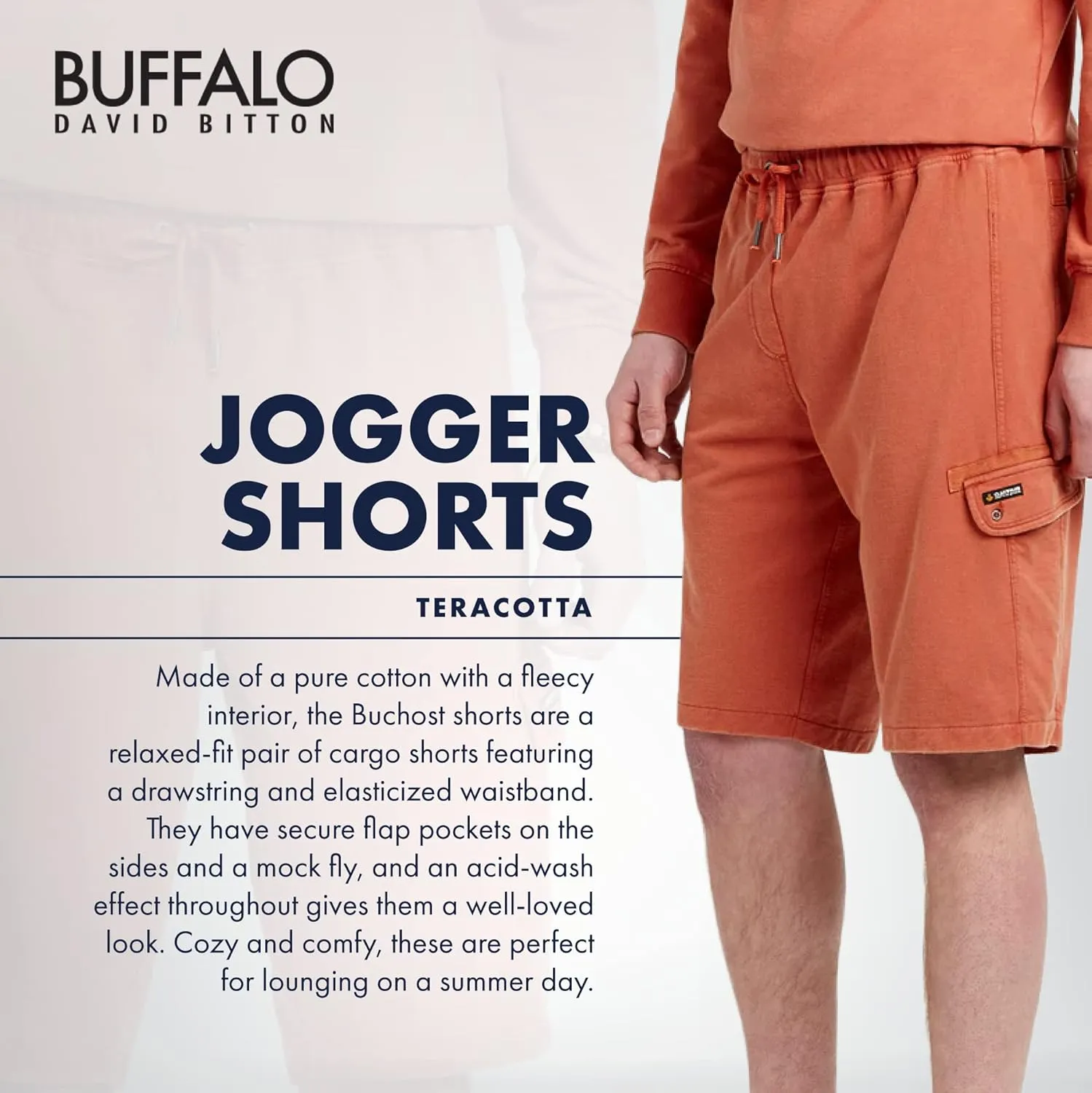 Buffalo David Bitton Men's Jogger Shorts