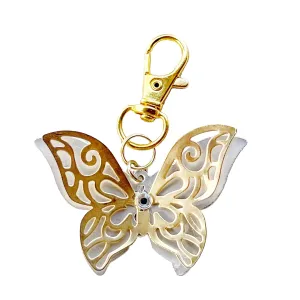 Butterfly Zipper Pull for Backpacks, Cute Rhinestone Purse Charms, Unique Custom Handbag Jewelry, Personalized Zipper Charms, Camera Bag Charms, Cool Key Chain Charm