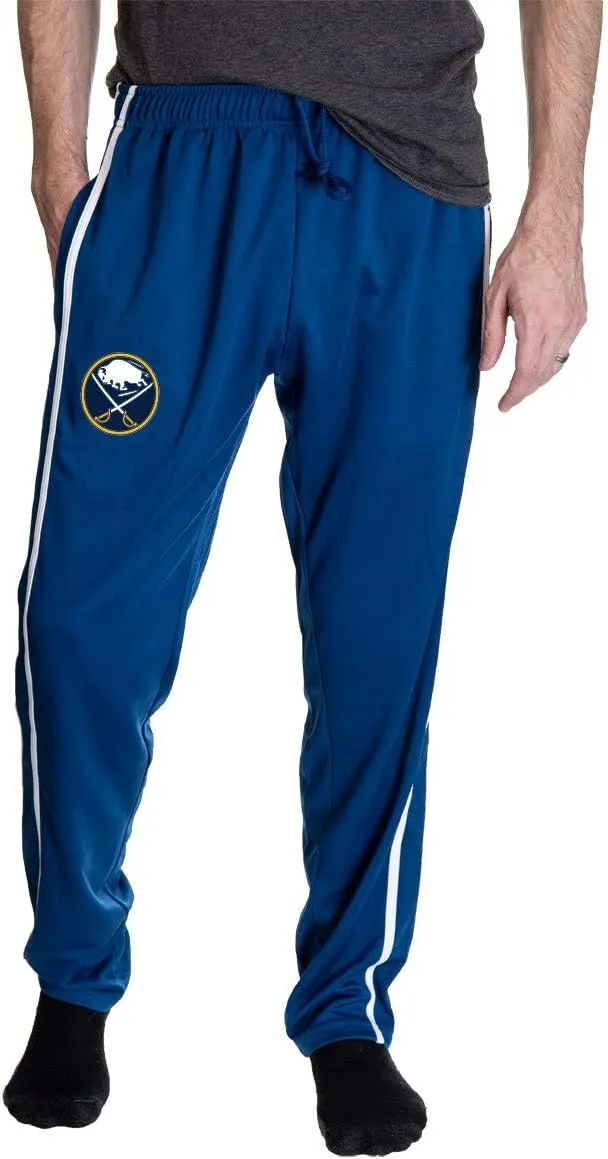 Calhoun NHL Men's Open Bottom Striped Training Lounge Pants with Pockets