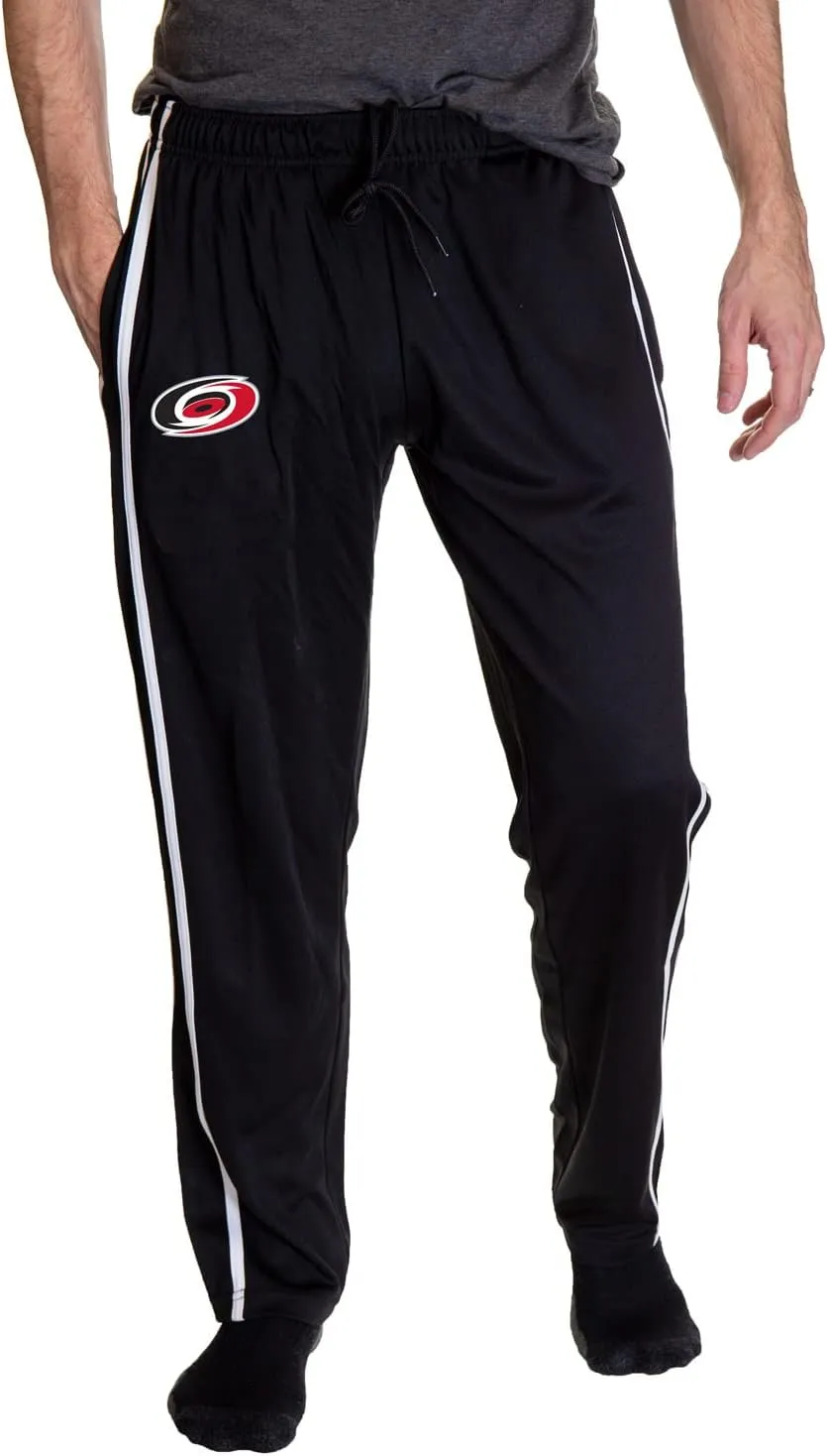 Calhoun NHL Men's Open Bottom Striped Training Lounge Pants with Pockets