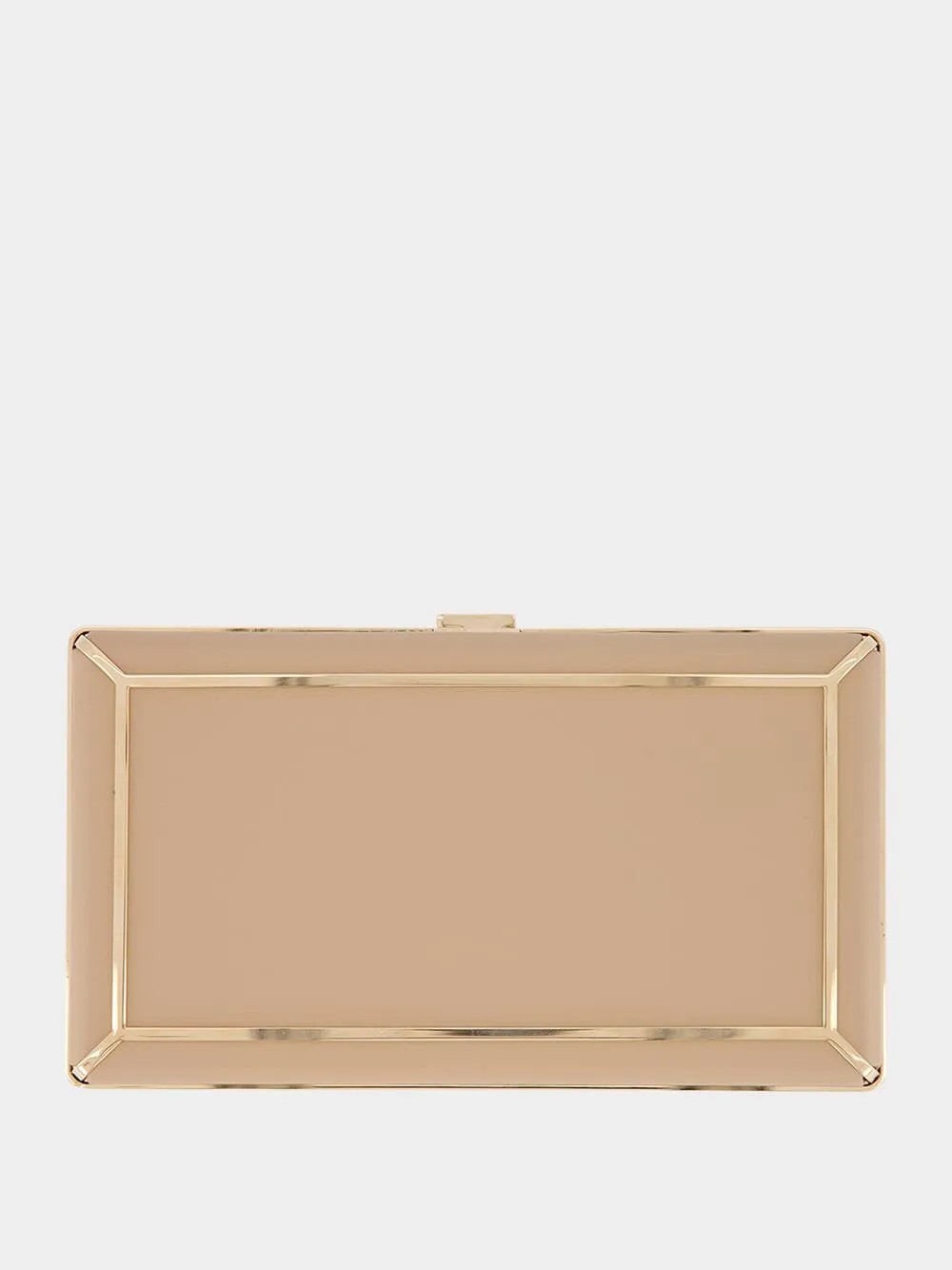 Callas Nude Nappa Leather Clutch Bag