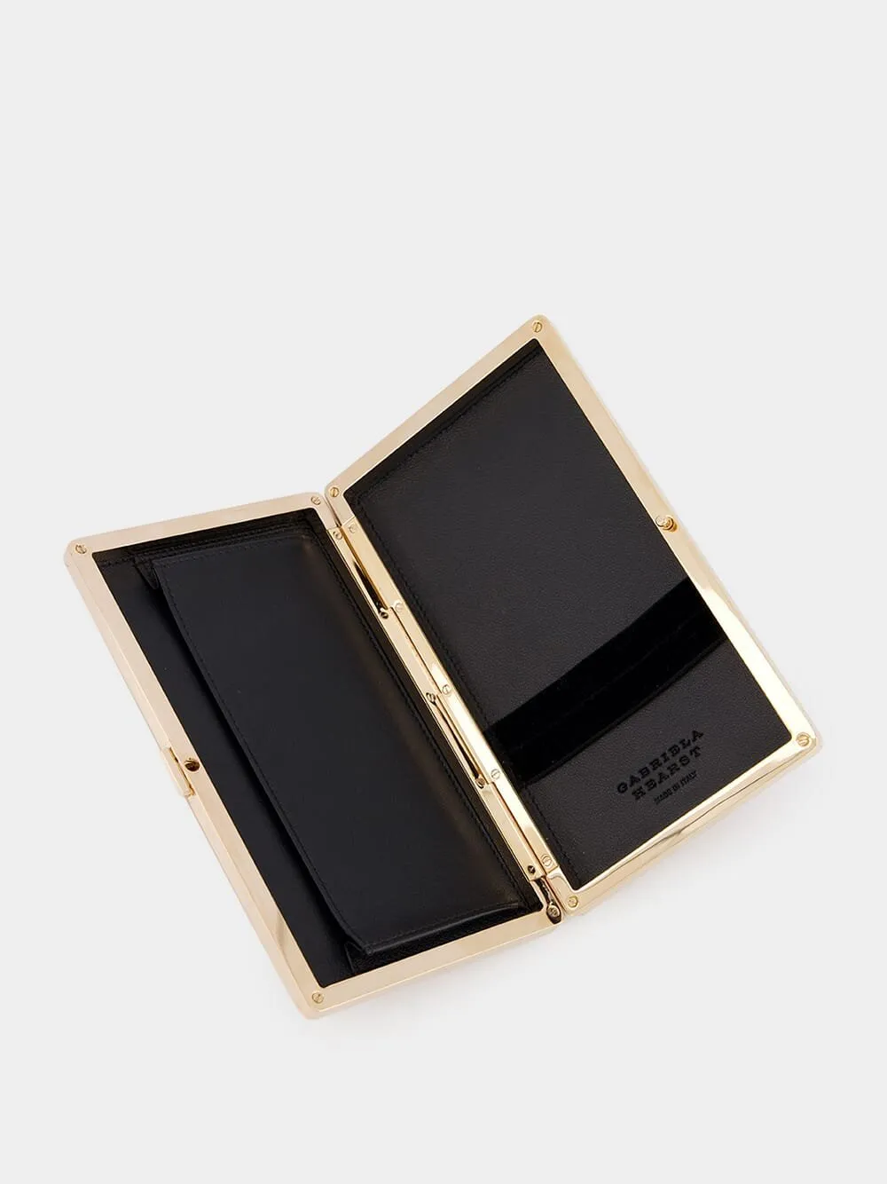 Callas Nude Nappa Leather Clutch Bag
