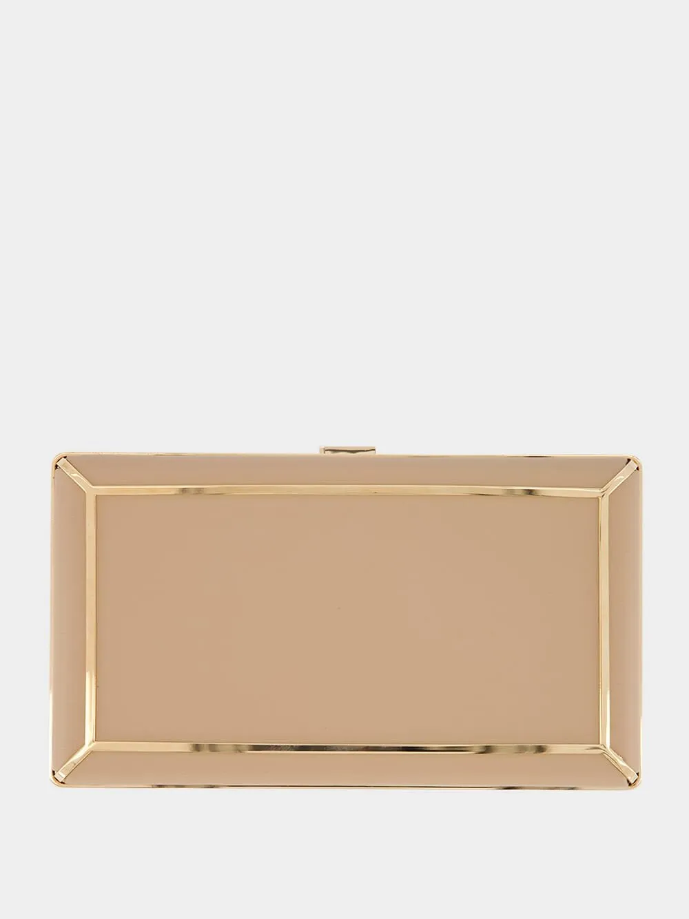Callas Nude Nappa Leather Clutch Bag