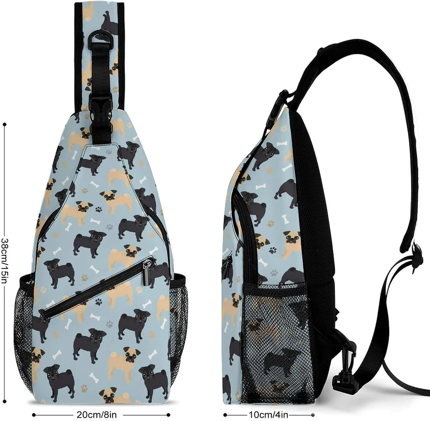 Camouflage Pattern with Stars Versatile And Convenient Multipurpose Crossbody Bag - Perfect for Travel And Hiking