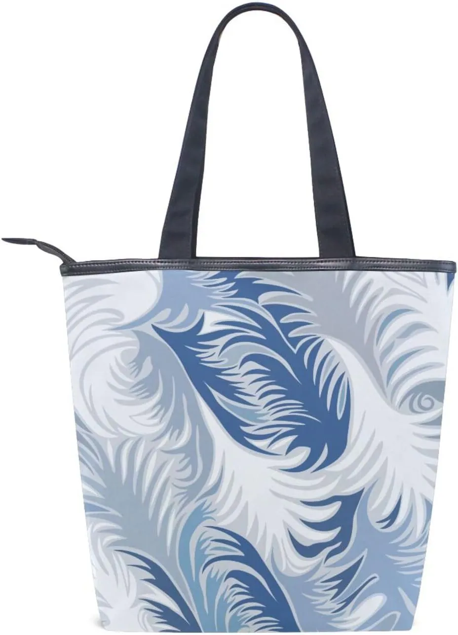 Canvas Tote Bags Purses and Handbags for Women Men Top Handle Ladies Shoulder Bags Multicolored Pattern