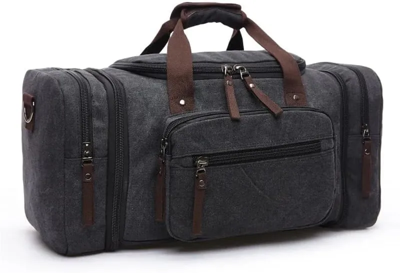 Canvas Travel Bags Large Capacity Carry On Luggage Bags Men Duffel Bag Travel Tote Weekend Bag Dropshipping(1)