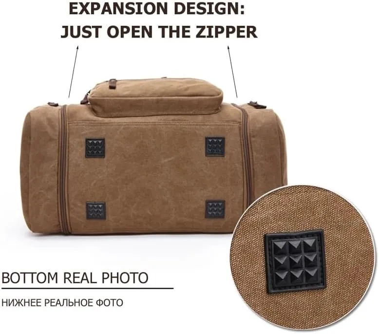 Canvas Travel Bags Large Capacity Carry On Luggage Bags Men Duffel Bag Travel Tote Weekend Bag Dropshipping(1)